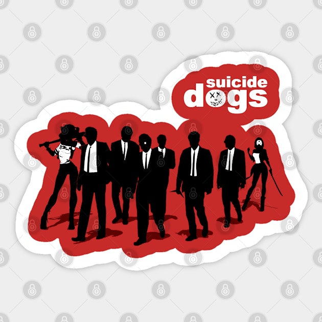 Suicide Dogs Sticker by EagleFlyFree